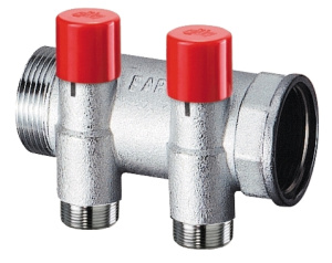 Коллектор балансировочный 1 1/4" с 2 отв. М24х19