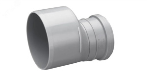 Переход канализационный однораструбный, короткий d110/50мм, серый, '20C, Uponor