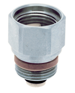 Клапан обратный 3/8", для воздухоотводчика, хромированный FAR
