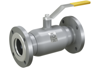 Кран шаровой LD КШЦФ DN150, Pn16 фланец, сталь 20, рычаг