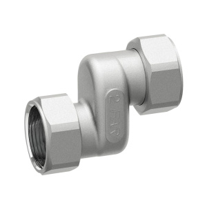 Эксцентрик 2 см, 3/4", накидные гайки, хромированный FAR