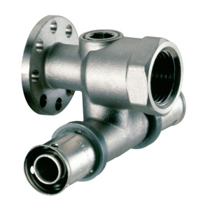 Настен.пресс-тройник 1/2" для труб 16*2