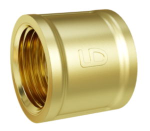 Муфта LD Pride DN32 (1 1/4") ВР латунь