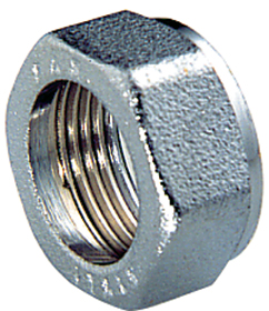 Гайка накидная хромированная, 1", для вентилей 3/4" FAR