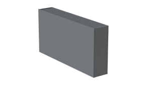 Конвектор настенный Gekon 30х140х08 RAL7024