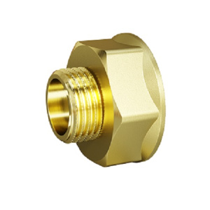 Переход DN20х15, 3/4"х1/2", ВР-НР, латунь LD