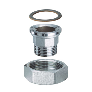 Переходник 1/2”-3/4”НГ обратным клапаном