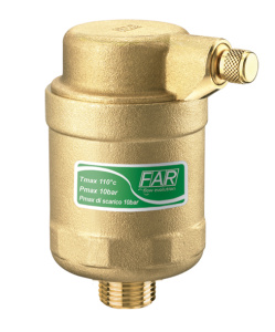 Воздухоотводчик 1/2", ВР, автоматический, прямой, высокое давление FAR