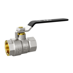 Кран шаровой LD Pride 1 1/4", ВР, стальн. рычаг, никель