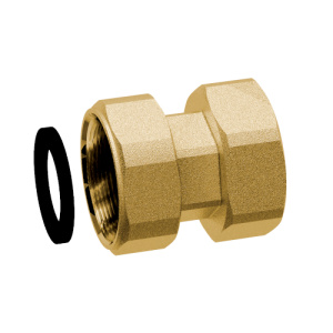 Переходник 1 1/4", ВР-накидная гайка с EPDM, латунный FAR