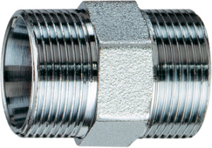 Переходник 1/2", НР, М24х19-М24х19, хромированный FAR