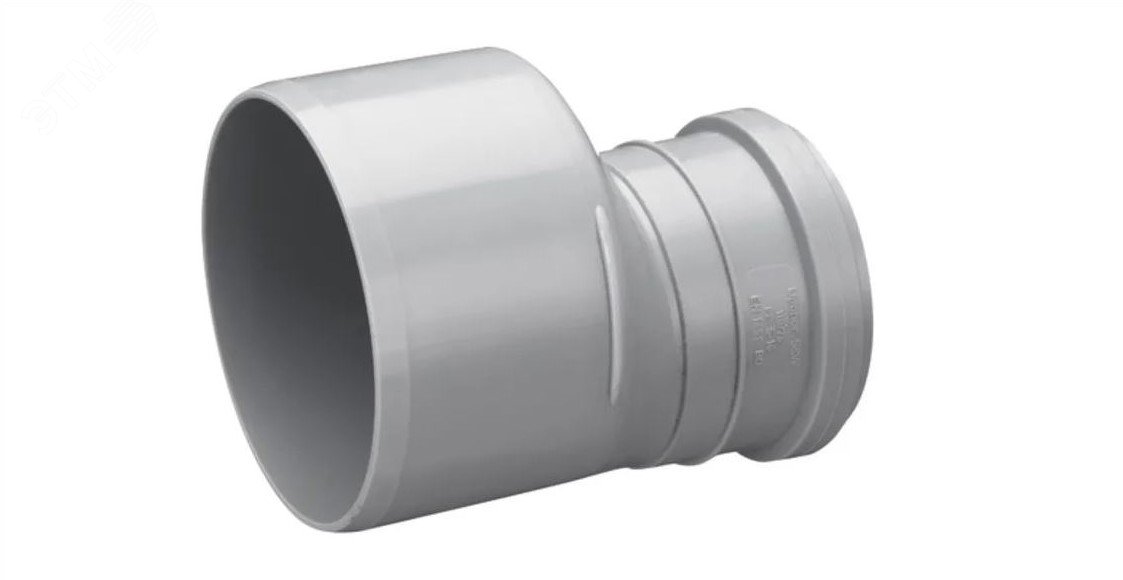 Переход канализационный однораструбный, короткий d110/50мм, серый, '20C, Uponor