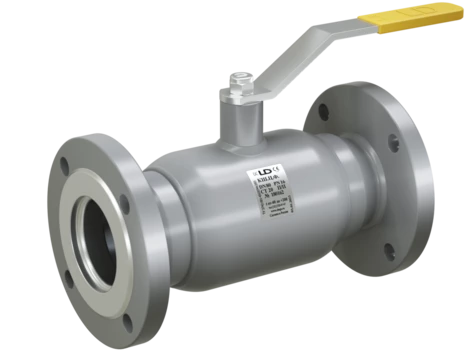 Кран шаровой LD КШЦФ DN50, Pn40 фланец, сталь 20, рычаг, для воды