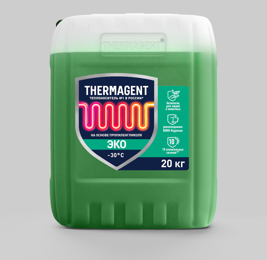 Теплоноситель EKO -30 ﹾС, 20 кг Thermagent
