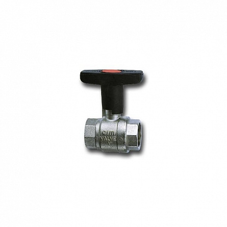Кран шаровой A14 1/2" серии Т14 полнопроходной PN60 BB нейлоновая ручка