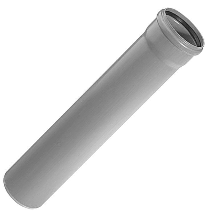 Труба канализационная d50мм L=2м, серая, Uponor 