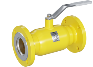Кран шаровой LD КШЦФ DN80, Pn16 фланец, сталь 20, рычаг, для газа