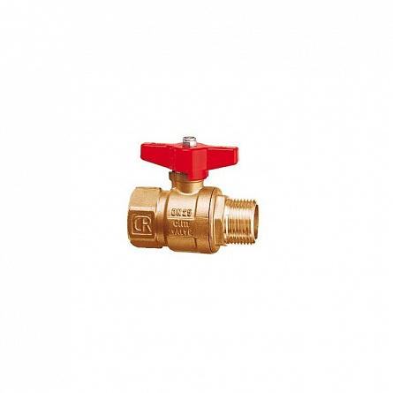 Кран шаровой 301/12CR 1/4" серии Т12 корроз. латунь полнопроходной PN80 BН бабочка