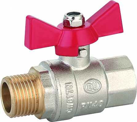 Кран шаровой Grand бабочка 1" ВР-НР (Арт.:EU.ST1285050 1)