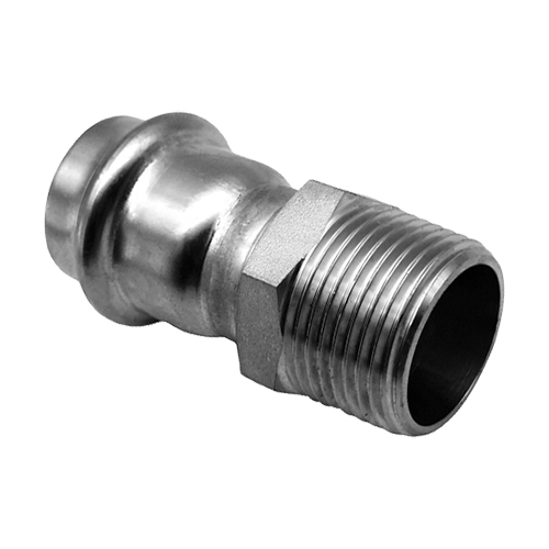 Муфта-пресс НР 15x3/4", нержавеющая сталь, Kromwell