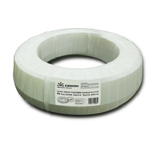 Труба TRITHERM PE-Xa/EVOH, универсальная, ф16х2,0 мм, бухта 300 м Gekon