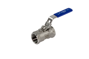 Кран шаровой резьбовой BVS-R DN15, PN63, с рукояткой, AISI 316, упл. R-PTFE арм. 15%