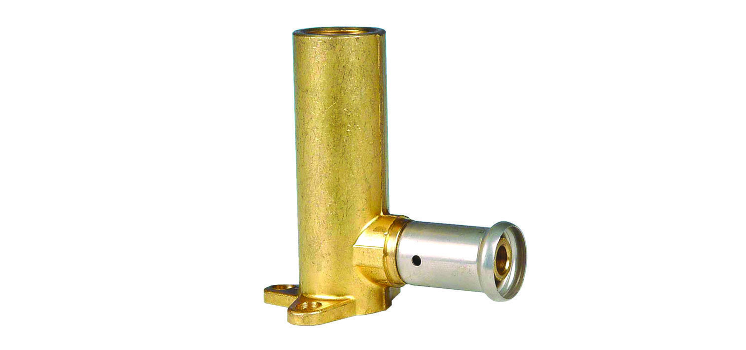 Водорозетка удлиненная, ВР, латунь пресс, 20х1/2" (78 мм) Henco