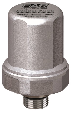 Компенсатор гидроудара 1/2", НР, Рмакс=50 бар FAR