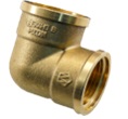 Уголок ВР латунный 3/4" F Gekon