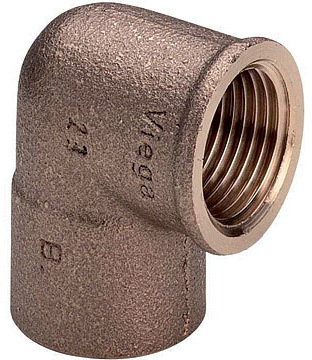 Угольник бронзовый Viega 22х1/2" ВР (под пайку)