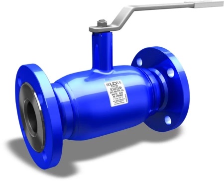 Кран шаровой LD КШЦФ Energy DN40, Pn40 фланец, сталь 09Г2С, рычаг, для воды