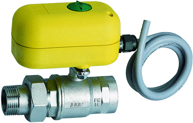 Кран шаровой 2-х ход., с сервоприводом., 1", НР-ВР, зонный, 220 В FAR