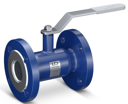 Кран шаровой LD КШЦФ DN50, Pn40 фланец, сталь 12Х18Н10Т, рычаг, для воды