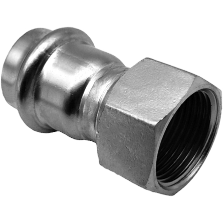 Муфта-пресс ВР 15x3/4", нержавеющая сталь, Kromwell