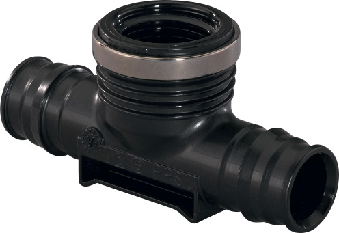 Тройник Q&E с ВР 25-RP3/4"ВР-25 '25Щ, PPSU, Uponor