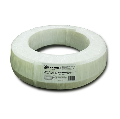 Труба TRITHERM PE-Xa/EVOH, универсальная, ф32х4,4 мм, бухта 50 м Gekon