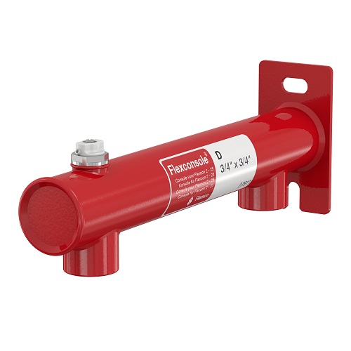 Консоль настенного монтажа Flexconsole 3/4х3/4 для 8-25 л, цвет красный (н.к.FL 27950)